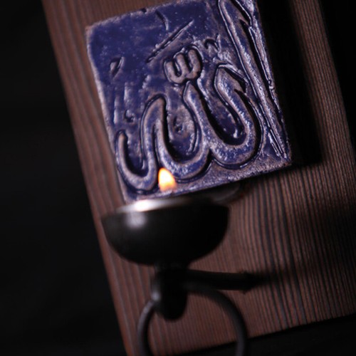 Allah candle holder - allah,