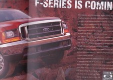2001 FORD F-SERIES Australian 4 Page Preliminary Brochure F250 & F350 4x4  