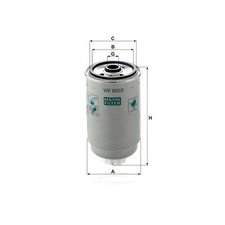 MANN WK842/2 Fuel Filter Fits