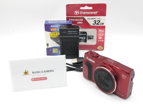 Canon powershot sx710 red - canon,
