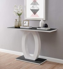 Sleek High Gloss Console Table