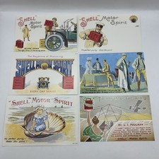 5 Vintage Shell Motor Spirit