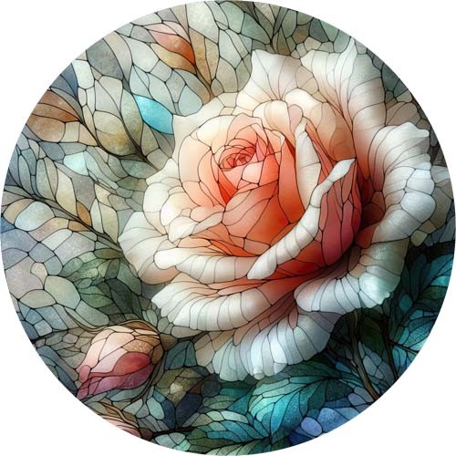 Stained glass pastel - stained,