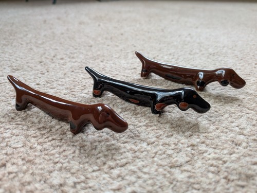 Dachund dog knife rests - knife,