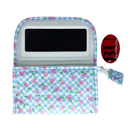 Vienna blue patterned cosmetic - patterned,