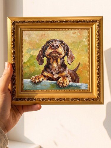 Brown dog looking - dog, up