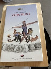 ?Great British Coin Hunt “Olympic 50p Coin Set In Album” (With Completer Coin)
