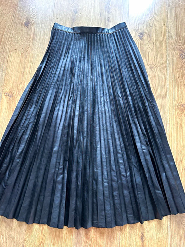 Size black faux leather - m&s,