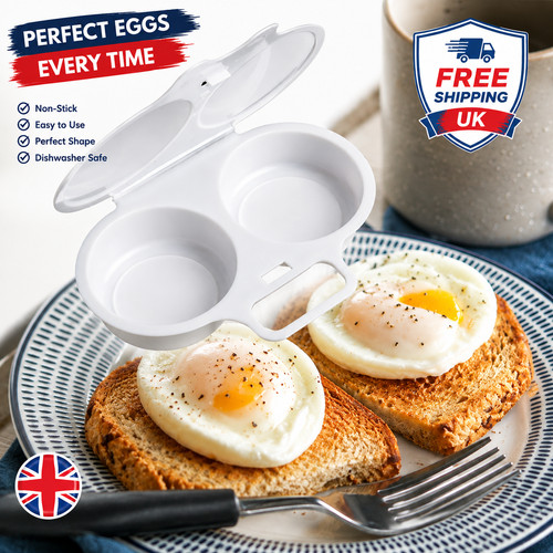 Microwave egg cooker - -, round