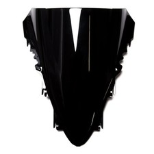 MPW Double Bubble Black Windshield Screen for Yamaha YZF-R1 07-08