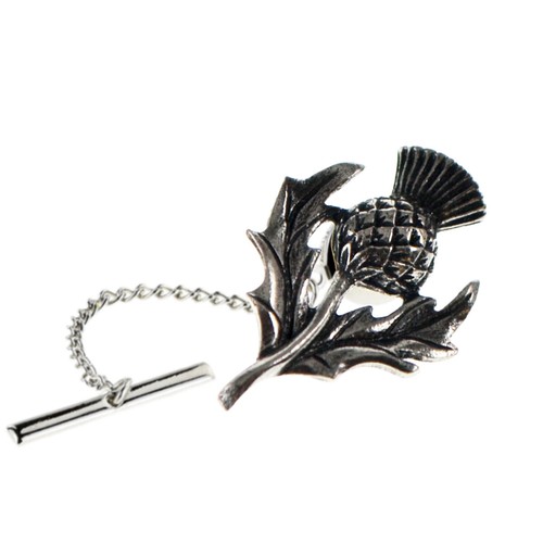 Scottish thistle pewter lapel - thistle,