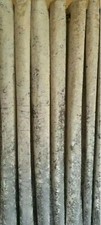 Next Silver Crushed Velvet Standard Lining Curtains 168x183cm(66x72")rrp£85
