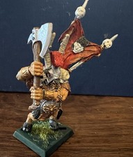 Games Workshop Warhammer Fantasy Beastman Champion Metal Painted