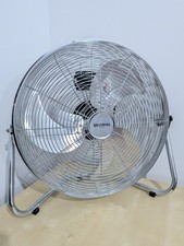  Brandson Floor Fan with 3 speed Levels 20inch Sliver wind fan with 120w motor  