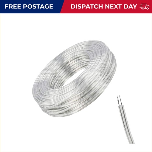 10m 28awg core - 28awg, transparent