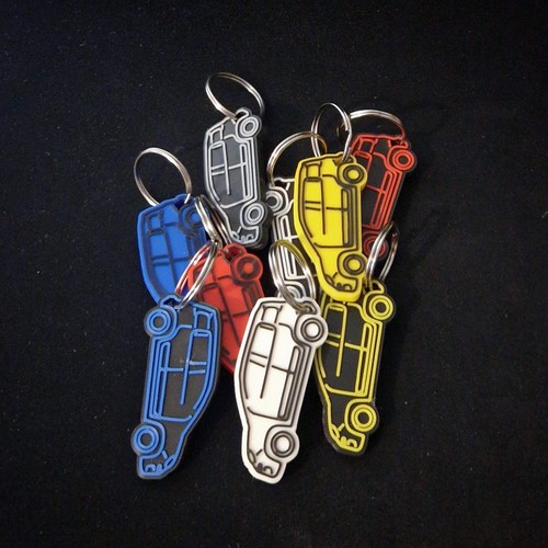 Fiat panda keyring - keyring,