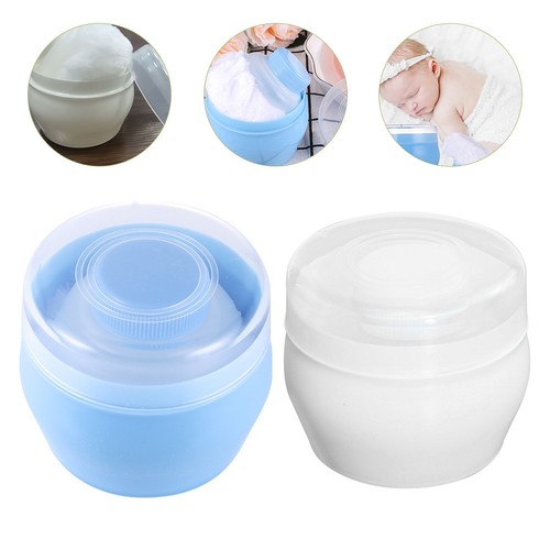 2pcs plastic baby powder puff - 2pcs,