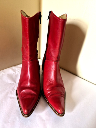 Vintage ravel red leather - red,