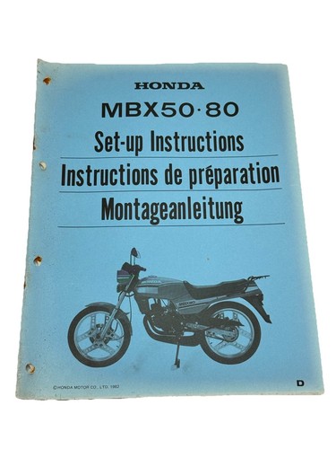 Honda mbx50 mbx80 - honda,