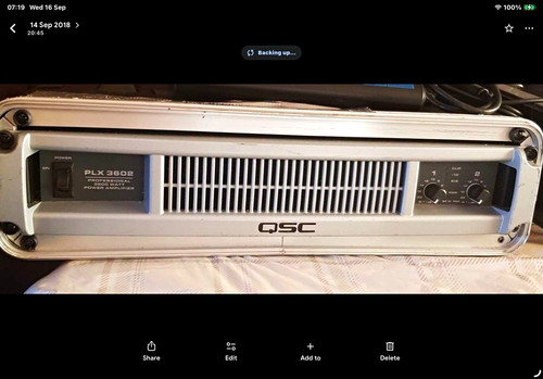 Qsc plx 3602 channel - 2-channel, rack