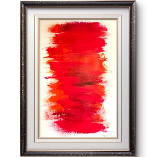 Lava acrylic abstract - 'lava',