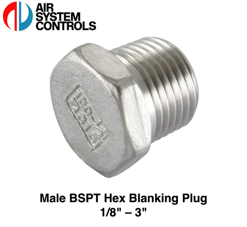 316 stainless steel bspt hex - 316,