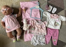 Vintage 2009  Baby Annabell Doll Clothing Accessories Bundle Talking Interactive