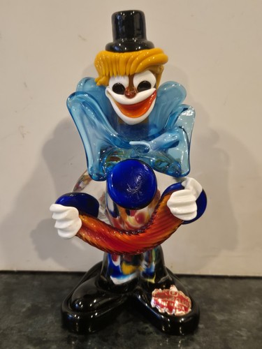 Vintage murano glass musician - murano,