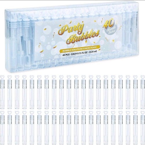 Wedding bubbles heart tubes - heart,