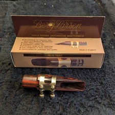 Berg Larsen Gold Series, Grained Ebonite Tenor Saxophone Mouthpiece #6