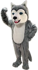Xmas Long Fursuit Grey Husky
