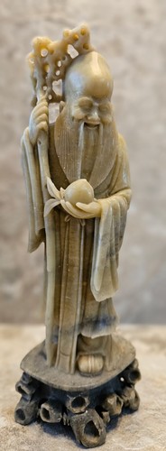 Carved soapstone chinese - carved,