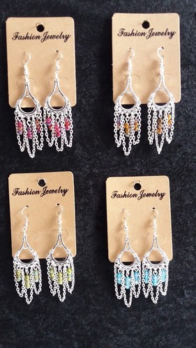 Ladies chandelier earrings - ladies,