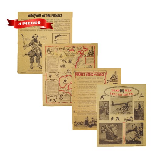 Pirate wall art posters - art,