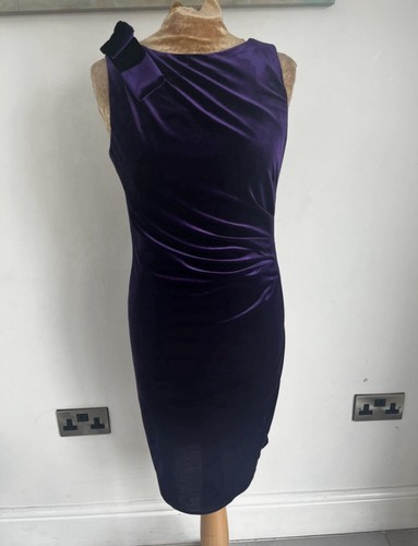 Purple velvet bodycon - m&co,