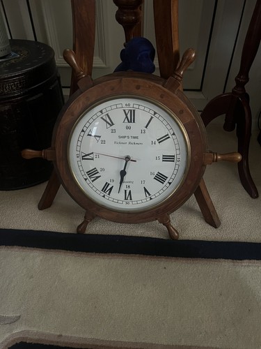 Wooden ship wheel wall - wheel,