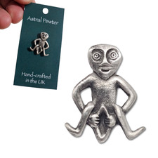 Sheela Na Gig Pin Badge Pewter