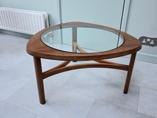 NATHAN TEAK GLASS ASTRO COFFEE