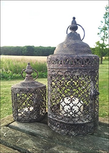 Vintage moorish lantern candle - vintage,