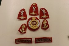 8 MILITARY BADGES THE ROYAL