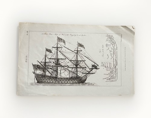 1812 antique ship war - antique,