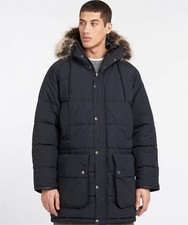 mens BARBOUR parka jacket GOLD