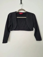 Monsoon Black Cropped Bolero