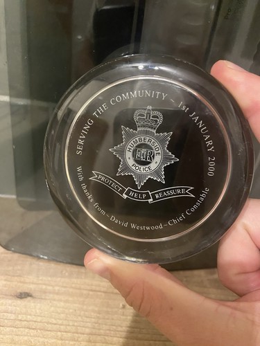 Humberside police paperweight - humberside,