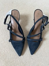 BNWT Next Navy Suede Sling