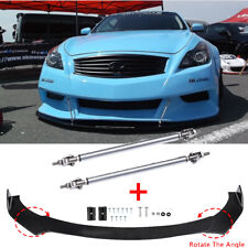 Gloss Black Front Bumper Lip