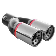 Twin Exhaust Tip Trim Pipe