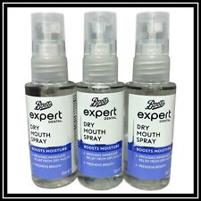 3 X BOOTS EXPERT DENTAL DRY MOUTH SPRAY 50ML