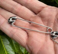 Sterling Silver Skull Safety