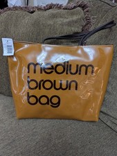 Bloomingdales zip top pvc tan